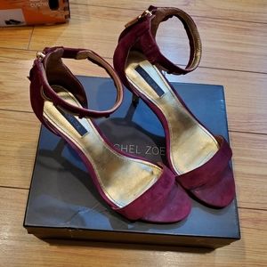 Rachel Zoe in a color plum